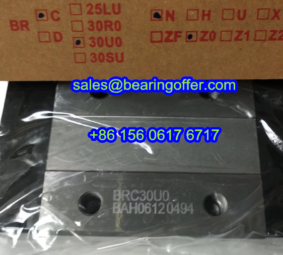 BRC30U0 Linear Guide Carriage 33x60x109 Runner Block - Stock for Sale