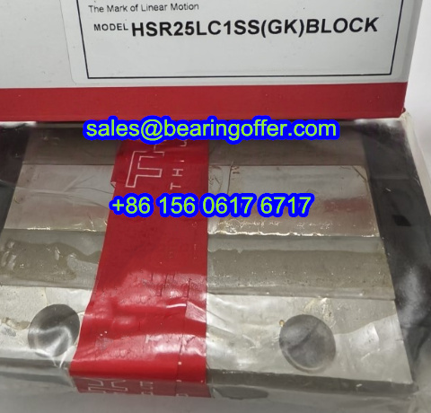 HSR25LC Linear Guide Carriage 30.5x70x102.2 Slider Bearing HSR25LC1SS(GK) - Stock for Sale
