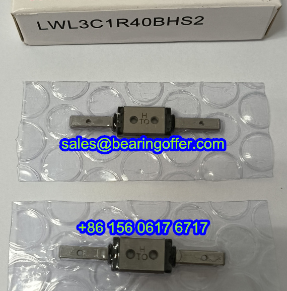 LWL3C1R40BHS2 Linear Guide Rail  LWL3B Guide Block - Stock for Sale