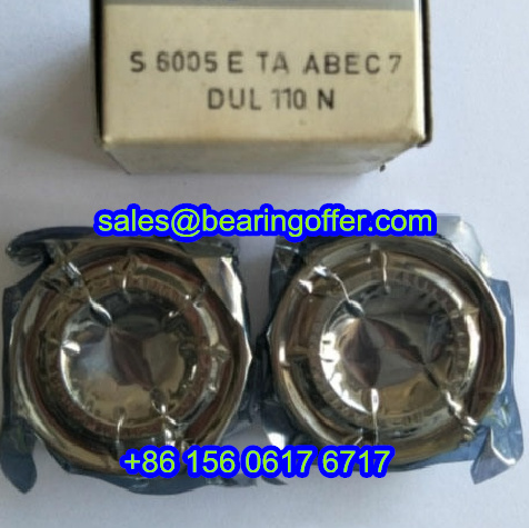 S 6005 E TA ABEC7 DUL Spindle Bearing 25x47x12 Ball Bearing S6005 E TA DUL - Stock for Sale