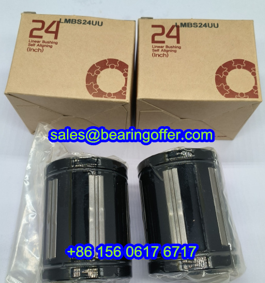 LMBS24UU Linear Bushing Bearing 38.1x60.35x76.2 Ball Bearing LMBS24 - Stock for Sale