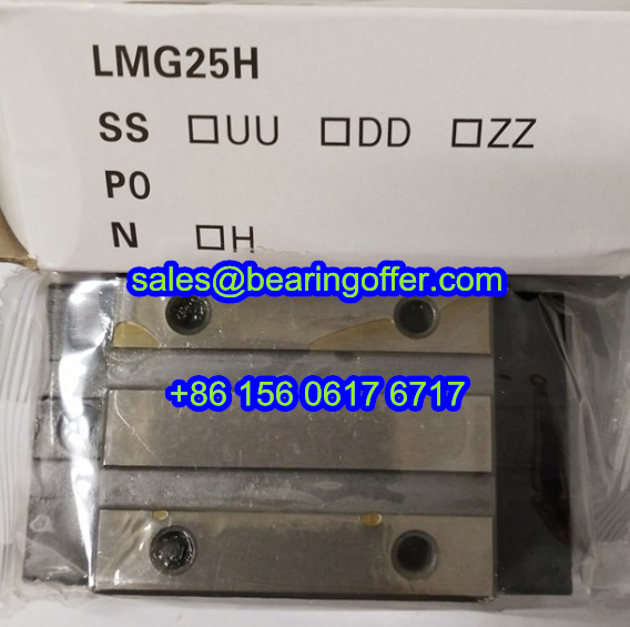 LMG25H Linear Carriage 33.5x48x83.6 Runner Block LMG25HSSP0N - Stock for Sale
