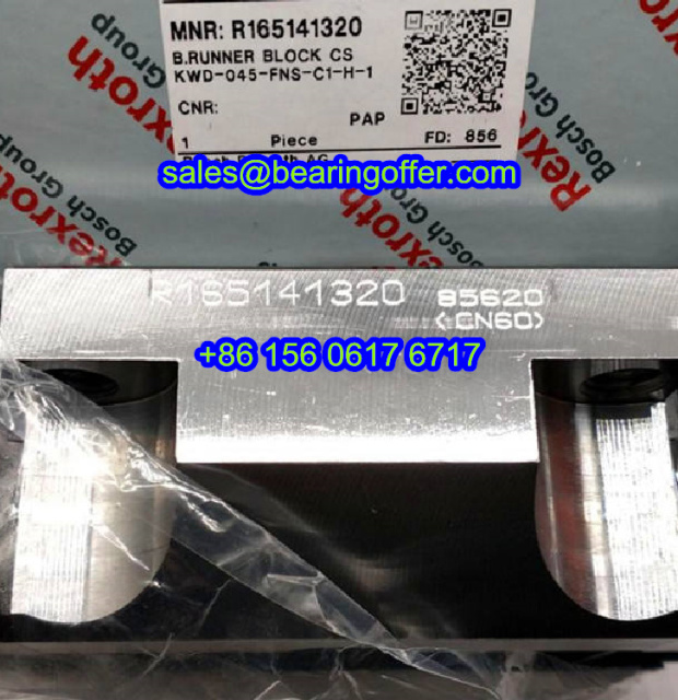 R165141320 Linear Guide Carriage 50.3x120x137.6 Runner Block - Stock for Sale