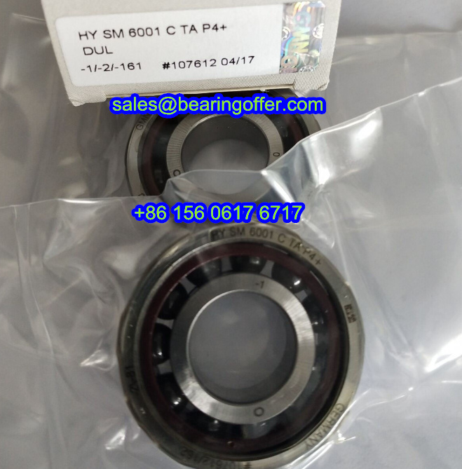 HY SM 6001 C TA P4+ DUL Spindle Bearing 12x28x8 Ball Bearing - Stock for Sale