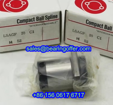 LSAGF20C1HS2 Linear Ball Spline LSAGF20HS2 Ball Spline Bearing LSAGF20 - Stock for Sale