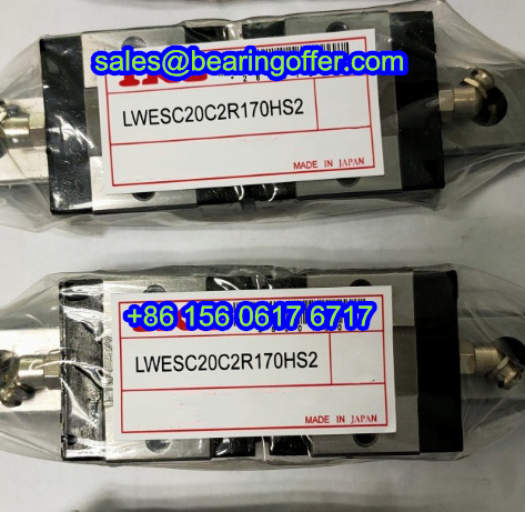 LWESC20 Linear Carriage 22x42x66.5 Runner Block LWESC20C2R170HS2 - Stock for Sale