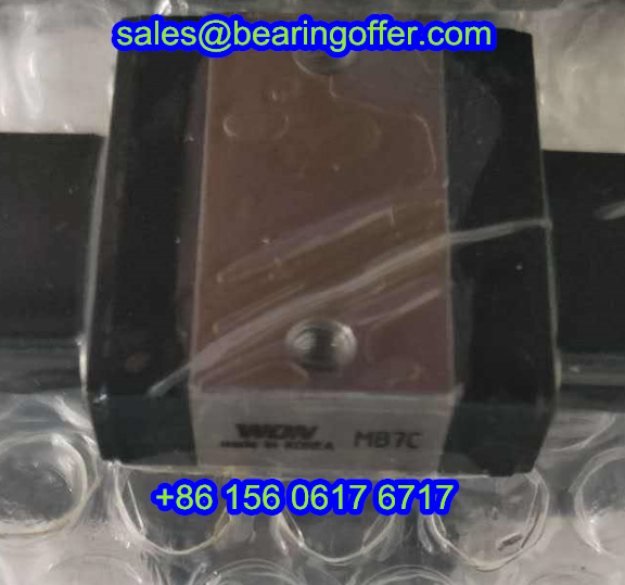 MB7C Linear Carriage 9x25x24 Guide Block MB 7C - Stock for Sale