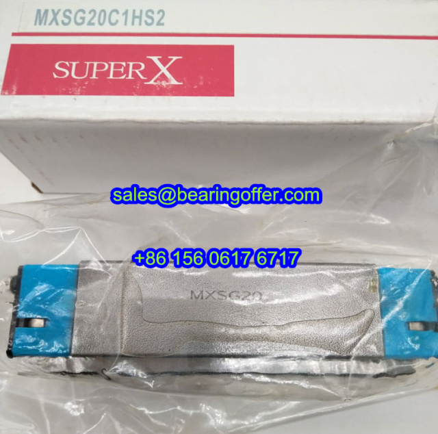 MXSG20C1HS2 Linear Carriage 25x44x106 Guide Block MXSG20 - Stock for Sale