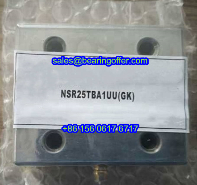 NSR25TBA Linear Carriage 35.5x60x73 Runner Block NSR25TBA1UU - Stock for Sale