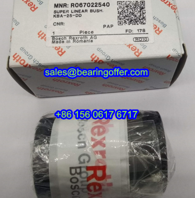 R067022540 Linear Ball Bearing 25x40x58 Linear Bushing KBA-25-DD - Stock for Sale