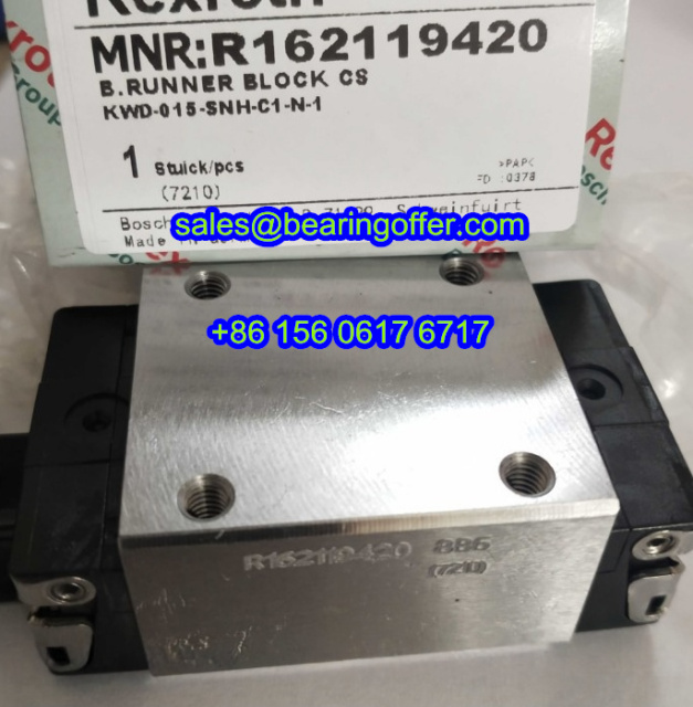 R162119420 Linear Carriage 23.9x34x58.2 Runner Block - Stock for Sale