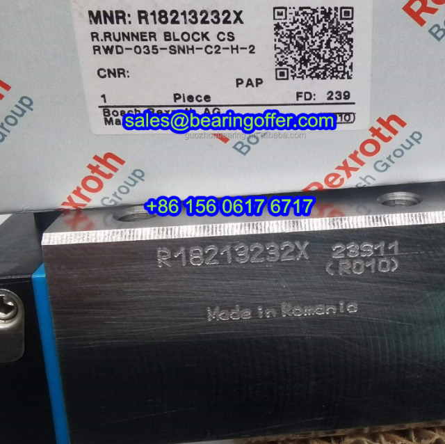 R18213232X Linear Carriage 48x70x114 Runner Block - Stock for Sale