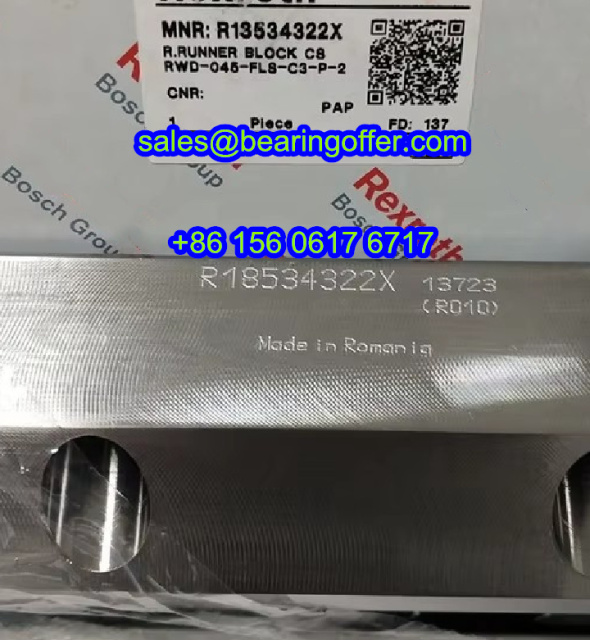 R18534322X Linear Carriage 51x120x179.5 Runner Block - Stock for Sale
