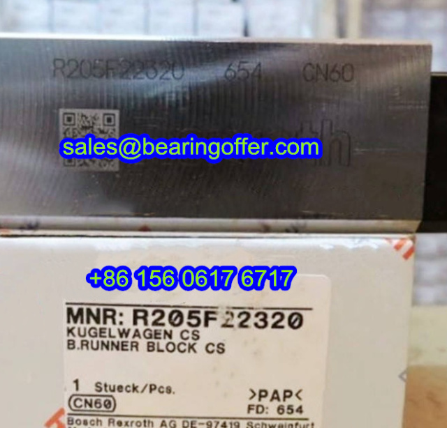 R205F22320 Linear Carriage 34x48x107.9 Runner Block - Stock for Sale