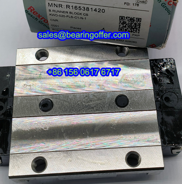 R165381420 Linear Carriage 25.35x63x91 Runner Block - Stock for Sale