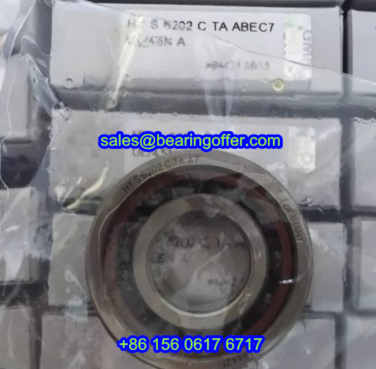 HY S6202C TA Spindle Bearing 15x35x11 Ball Bearing HY S 6202 C TA P4+ - Stock for Sale