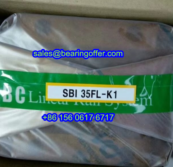 SBI35FL Linear Carriage 40.5x100x124.6 Guideway Block SBI35FL-K1 - Stock for Sale