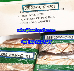 SBS20FV-C Linear Carriage 24.5x63x54.2 Guide Block SBS20FV-C-K1 - Stock for Sale