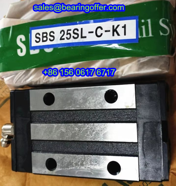 SBS25SL-C Linear Carriage 28x48x86.9 Guide Block SBS25SL-C-K1 - Stock for Sale