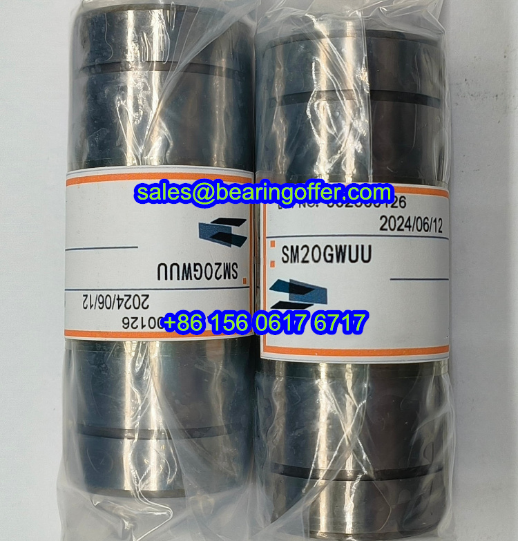 SM20GWUU Linear Bushing Bearing 20x32x80 Ball Bearing SM20GW - Stock for Sale