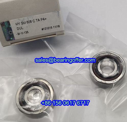 HY SM 608 C TA P4+ DUL Spindle Bearing 8x22x7 Ball Bearing HY SM608C - Stock for Sale