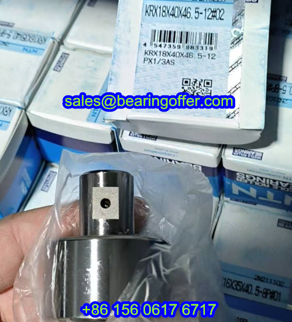 KRX18X40X46.5-12PX1/3AS Cam Follower Bearing KRX18X40X46.5-12 Roller Bearing - Stock for Sale