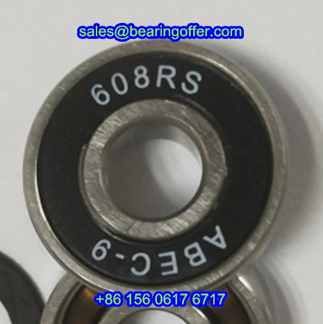 608-RS ABEC9 Deep Groove Ball Bearing 608-2RS Ball Bearing 608RS - Stock for Sale