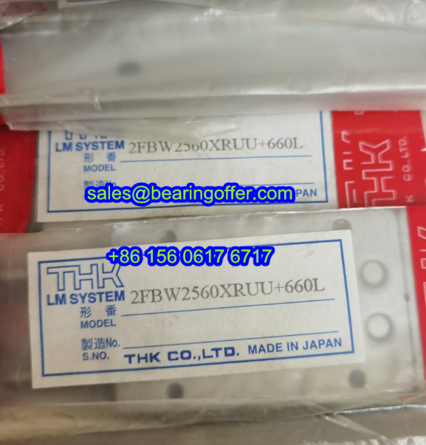 2FBW2560XRUU+660L Linear Slider 2FBW2560XR-660L Slide Bearing - Stock for Sale