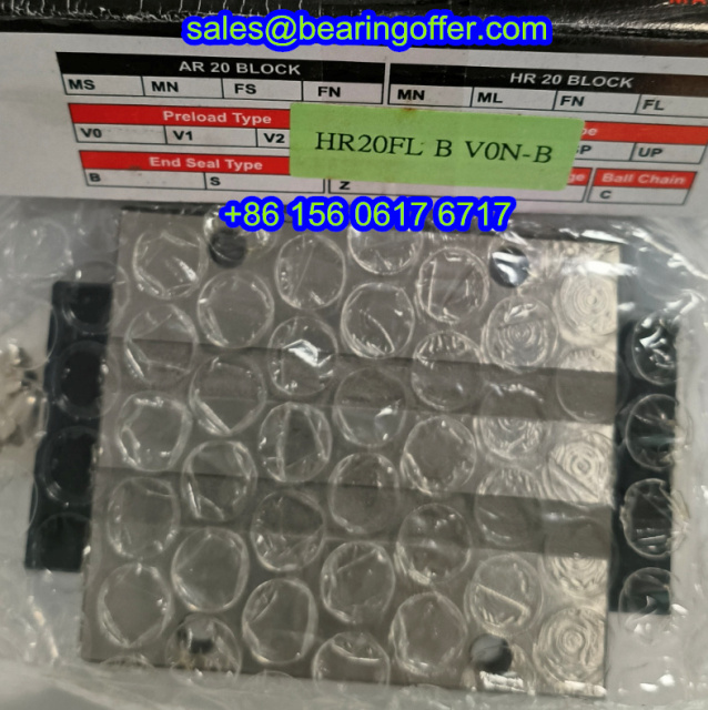 HR20FL Linear Carriage 30x63x90.2 Slide Bearing HR20FL B V0N-B - Stock for Sale