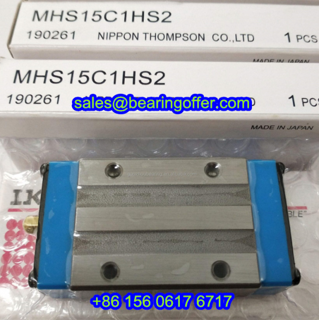 MHS15C1HS2 Linear Guide Carriage 19.5x34x66 Ball Bearing MHS15 - Stock for Sale