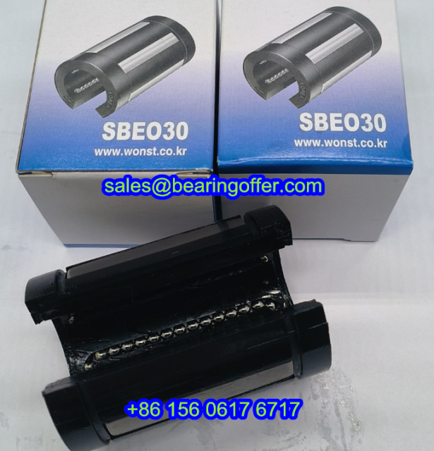 SBEO30 Linear Bushing Bearing 30x47x68 Ball Bearing SBE30 - Stock for Sale