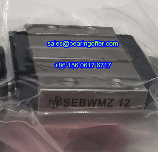 SEBWMZ12 Linear Carriage 9x40x38 Guide Block SEBWMZ 12 - Stock for Sale