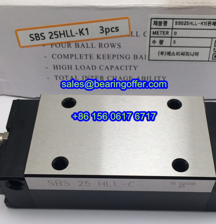 SBS25HLL-C Linear Carriage SBS25HLL-K1 Guide Block SBS25HLL - Stock for Sale