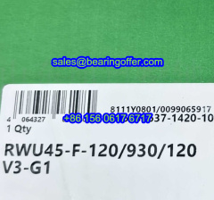 RWU45-F-120/930/120-V3-G1 Linear Carriage RWU45-F Roller Bearing - Stock for Sale