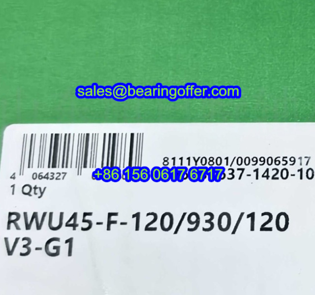 RWU45-F-120/930/120-V3-G1 Linear Carriage RWU45-F Roller Bearing - Stock for Sale