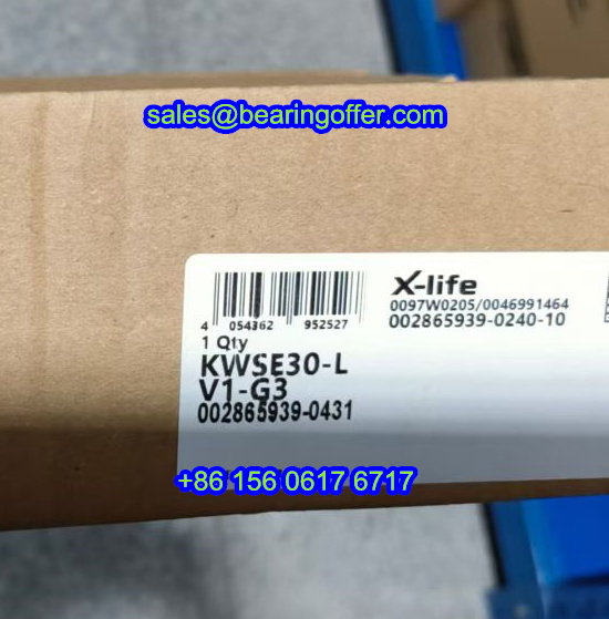KWSE30-L-V1-G3 Linear Carriage 42x90x119.3 Runner Block KWSE30L - Stock for Sale