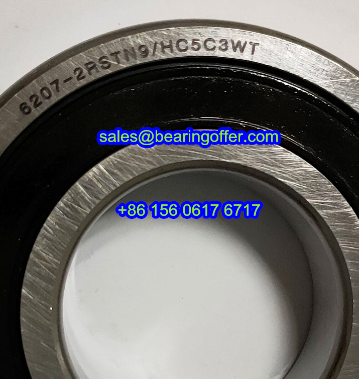 6207-2RSTN9/HC5C3WT Deep Groove Ball Bearing 35x72x17 Rolling Bearing - Stock for Sale