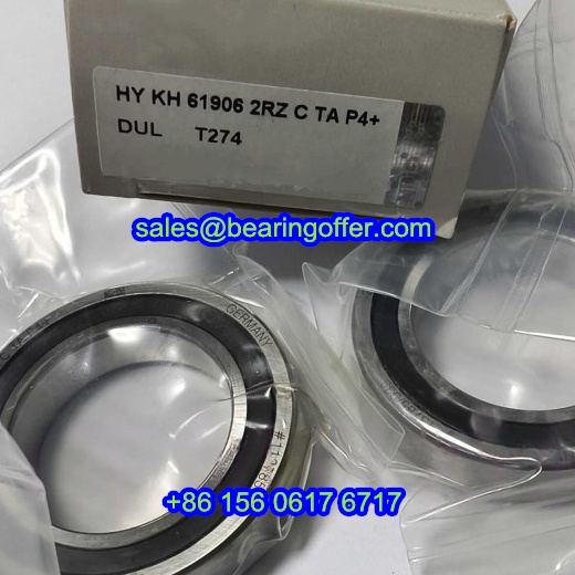 HY KH 61906 2RZ C TA P4+ DUL Spindle Bearing 30x47x9 Ball Bearing - Stock for Sale