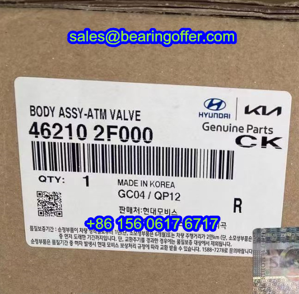46210-2F000 Automobile Valve Body 46210 2F000 Valve - Stock for Sale