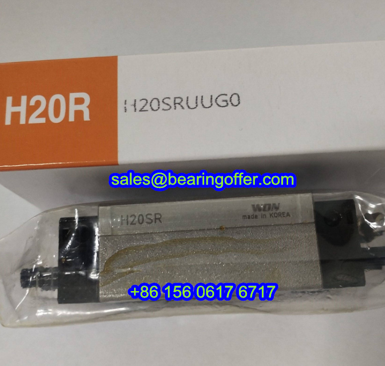 H20SR Linear Carriage H20SRUUG0 Runner Block H20SRUU - Stock for Sale