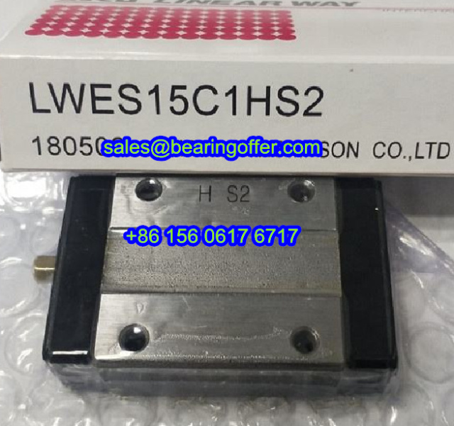 LWES15 Linear Carriage 18.2x34x57 Runner Block LWES15C1HS2 - Stock for Sale