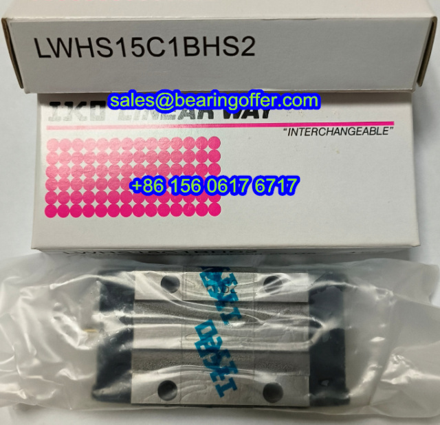 LWHS15B Linear Carriage 19.5x34x66 Runner Block LWHS15C1BHS2 - Stock for Sale
