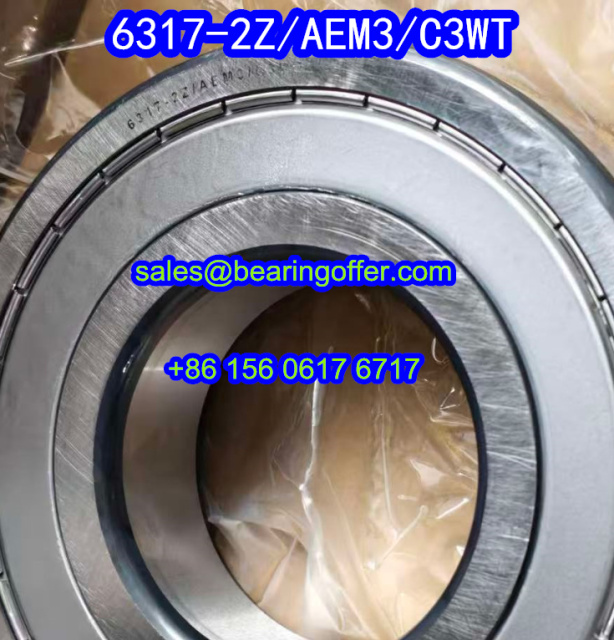 6317-2Z/AEM3/C3WT Deep Groove Ball Bearing 85x180x41 Rolling Bearing - Stock for Sale