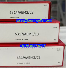 6314/AEM3/C3 Deep Groove Ball Bearing 6314AEM3C3 Rolling Bearing - Stock for Sale