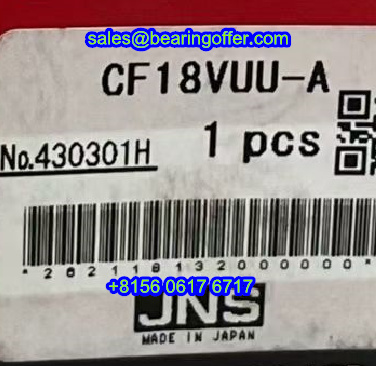 CF18VUU-A Cam Follower Bearing CF18VUUA Roller Bearing CF18VUU - Stock for Sale