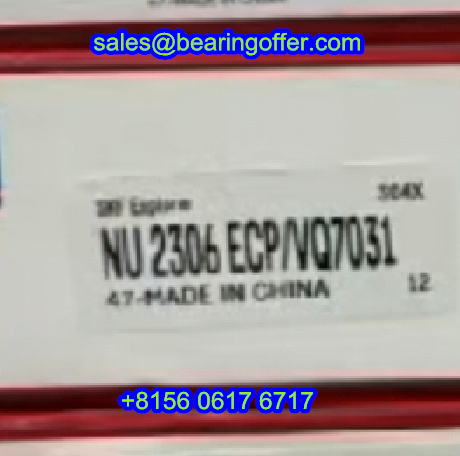 NU2306ECP/VQ7031 Cylindrical Roller Bearing 30x72x27 Rolling Bearing - Stock for Sale