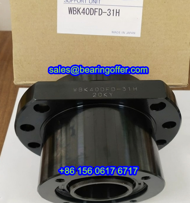 WBK40DFD-31H Ball Screw Support Bearing WBK40DFD-31 Support Unit - Stock for Sale