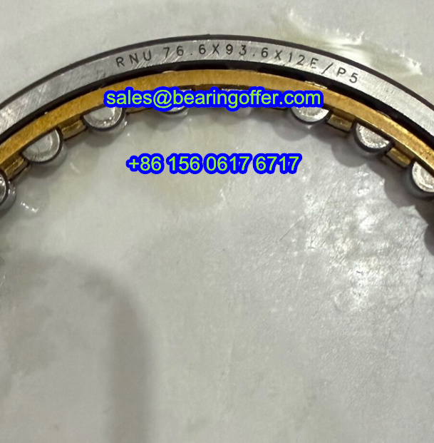 RNU76.6X93.6X12E/P5 Cylindrical Roller Bearing RNU76.6X93.6X12 Rolling Bearing - Stock for Sale