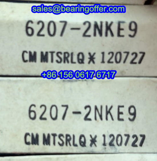 6207-2NKE9 Deep Groove Ball Bearing 6207-NKE9 Rolling Bearing 6207NKE9 - Stock for Sale