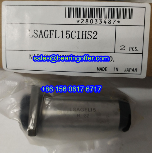 LSAGFL15C1HS2 Linear Ball Spline LSAGFL15 H S2 Ball Spline Bearing - Stock for Sale